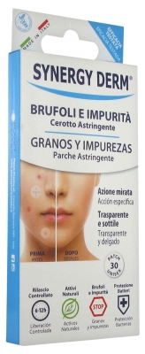 Incarose Synergy Derm Soin Anti-Boutons et Impuretés 30 Patchs