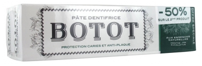 Pâte Dentifrice Naturado Menthe Verte et Eucalyptus Bio 2 x 100 ml