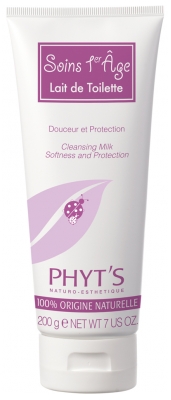 Lait de Toilette Nettoyant Bébé Bio à l'Extrait de Plantes 200 g