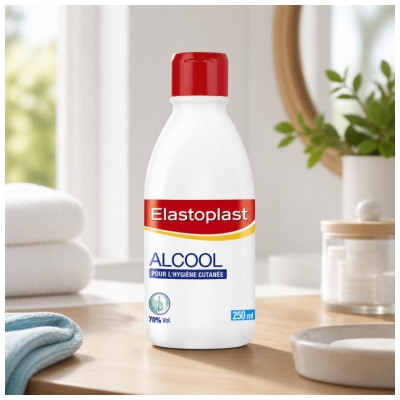 Elastoplast Alcool Hygiène Cutanée 70% Vol 250 ml