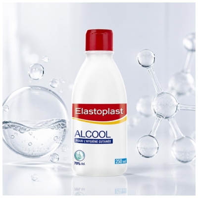 Elastoplast Alcool Hygiène Cutanée 70% Vol 250 ml