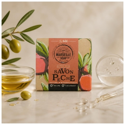 Tadé Marseille Soap - Savon Pêche Certifié Cosmos Nat - 100 g