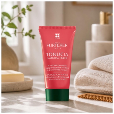 René Furterer Masque Repulpant Démêlant - Masque Densifiant Pro-Jeunesse - Tonucia Natural Filler 30 ml
