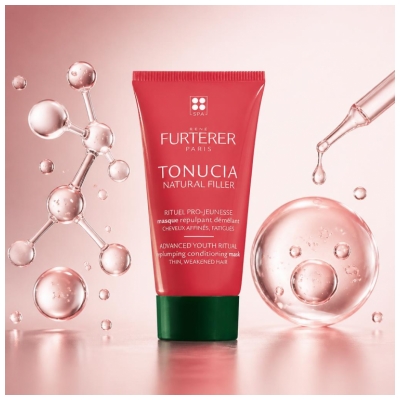 René Furterer Masque Repulpant Démêlant - Masque Densifiant Pro-Jeunesse - Tonucia Natural Filler 30 ml