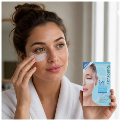 Patchs Hydrogel Contour des Yeux Anti-Fatigue - Actifs Naturels - 2 Patchs