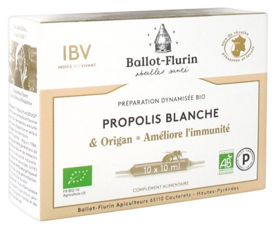 Ampoules Propolis Bio, 10 unités
