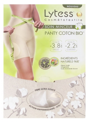 Lytess Panty Minceur Coton Bio Peau l/Xl - Taille : S/M - Peau Claire