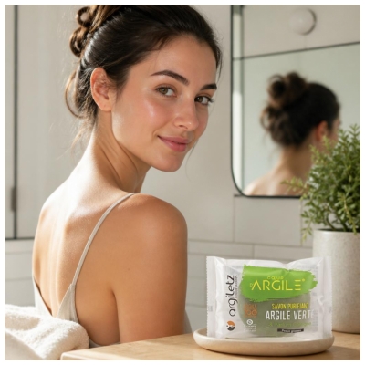 Argiletz Savon Argile Verte Parfum Cologne Bio 100 g