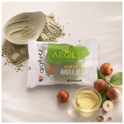 Argiletz Savon Argile Verte Parfum Cologne Bio 100 g