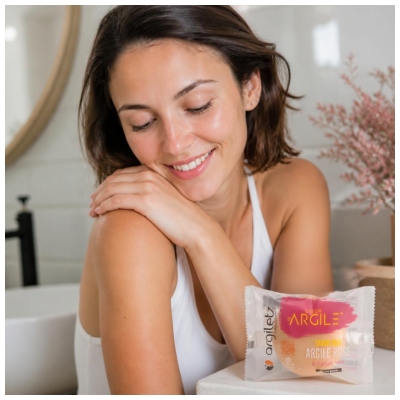 Argiletz Savon Argile Rose Parfum Rose 100 g
