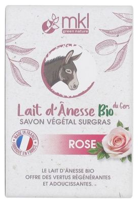Mkl Green Nature Ls11 Savon Surgras Lait d'Ânesse Bio 100 g Rose