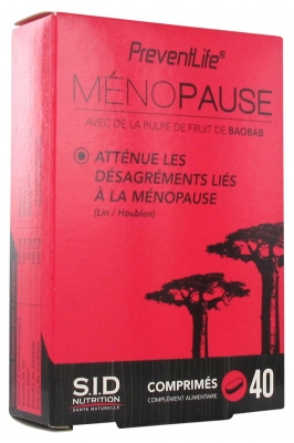 S.i.d Nutrition Ménopause 40 Comprimes