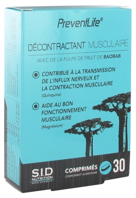 S.i.d Nutrition Décontractant Musculaire 30 Comprimes