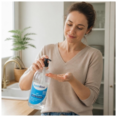 Gilbert Bactidose Gel Hydroalcoolique Non Parfume - 1 l