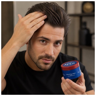 Pommade coiffante à la fixation longue durée pour hommes de 85 g