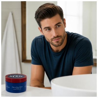Pommade coiffante à la fixation longue durée pour hommes de 85 g