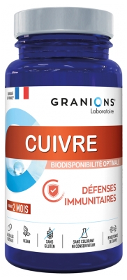 Granions ? Cuivre Défenses Immunitaires 60 Gélules
