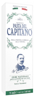Pasta Del Capitano Dentifrice - Plantes 75 ml