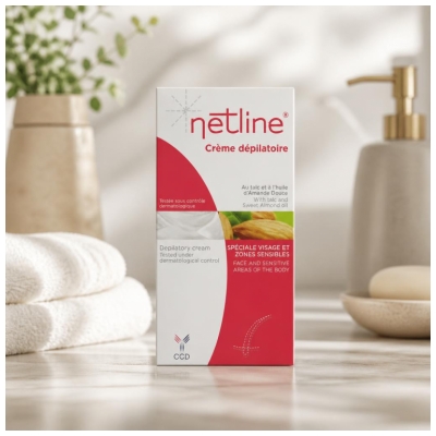 Netline Crémé Depil Visage/Zone Sensible