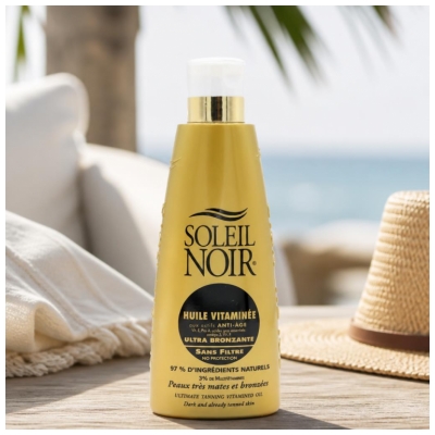 Soleil Noir Huile Vitaminée Sans Filtre Ultra Bronzante