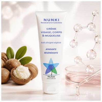 Nunki Visage Corps et Zone Intime Crème 75 ml