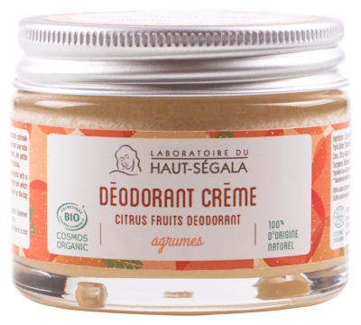 Laboratoire du Haut-Ségala Déodorant Crème Agrumes Biologique
