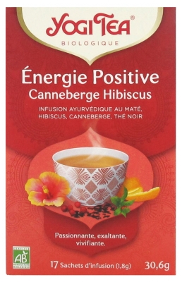 Yogi Tea Énergie Positive Canneberge Hibiscus