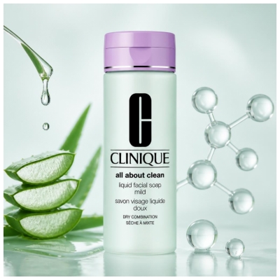 Clinique All About Clean Savon Visage Liquide Doux 200 ml