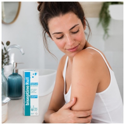 Biseptine Roll - Gel Remodelant - 20 g - Remodelage Cicatrices Rouges et Boursouflées