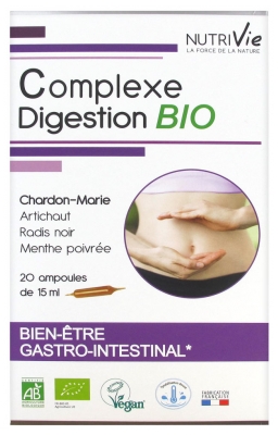 Nutrivie Ampoules 15 ml - Complexe Digestion Bio*