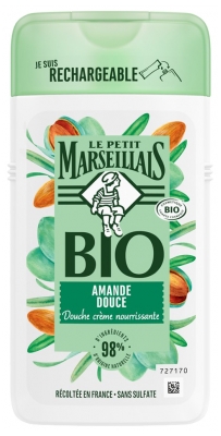 Le Petit Marseillais Crème de Douche Bio Nourrissante au Ph Neutre Amande Douce 250 ml