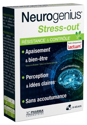 3C Pharma Neurogenius® Stress-Out 30 Gélules