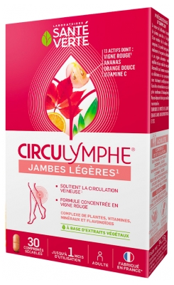 Santé Verte Circulymphe Jambes Légères Cps 30U