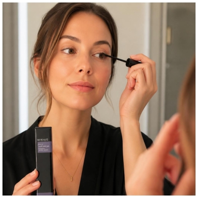 M2 Beauté Black Nano Mascara Nutrition & Natural Growth
