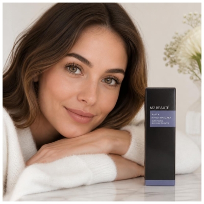 M2 Beauté Black Nano Mascara Nutrition & Natural Growth