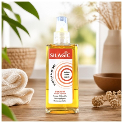 Silagic Silicium Organique Huile de Massage 100 ml