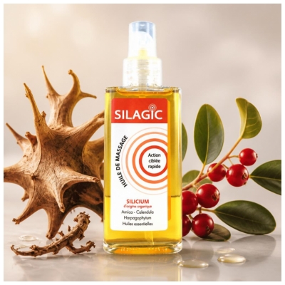 Silagic Silicium Organique Huile de Massage 100 ml
