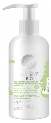 Little Siberica Gel Douche - Shampoing Sans Pleurs Corps et Cheveux Certifié Bio 250 ml