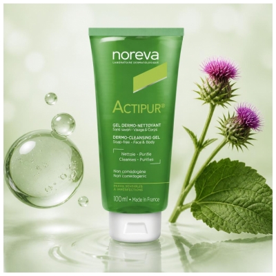 Noreva Actipur Gel Dermo Nettoyant 100 ml