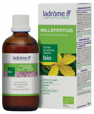 Ladrôme Extrait de Plante Millepertuis Sommité Fleurie 100 ml Fr/Nl/es