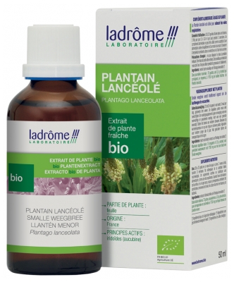 Ladrôme Extrait de Plante Plantain Lancéolé Feuille 50 ml Fr/Nl/es