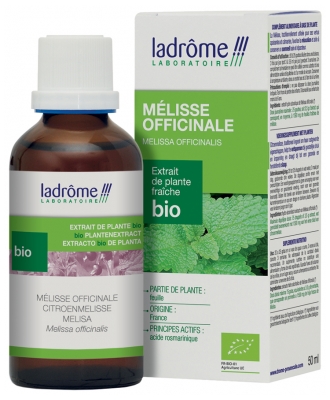 Ladrôme Extrait de Plante Mélisse Officinale Partie Aérienne 50 ml Fr/Nl/es