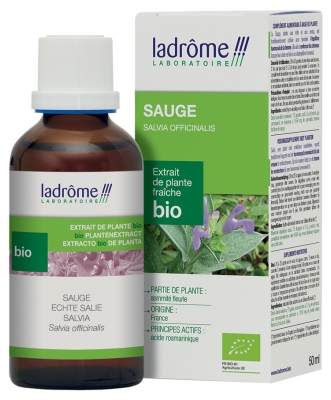 Ladrôme Extrait de Plante Sauge Partie Aérienne Fleurie 50 ml Fr/Nl/es