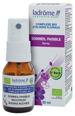 Ladrôme Complexe Elixirs Floraux Bio Sommeil Paisible Spray 20 ml