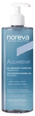 Noreva Aquareva : Peaux Déshydratées Gel Moussant Hydratant 400 ml