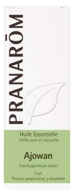 Pranarôm Huile Essentielle Ajowan Trachyspermum Ammi Fruit Hect 10 ml