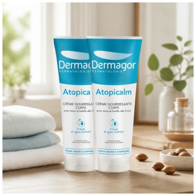 Dermagor Lot de 2 Crèmes Nourrissante Corps 2X 250 ml