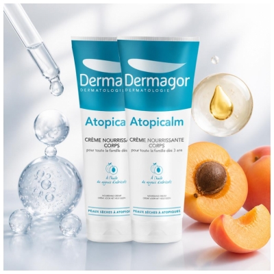 Dermagor Lot de 2 Crèmes Nourrissante Corps 2X 250 ml