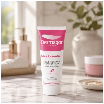 Dermagor Crème Hydratante Visage Riche 40 ml (Anc. Supplétive)