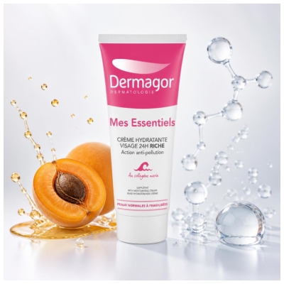 Dermagor Crème Hydratante Visage Riche 40 ml (Anc. Supplétive)